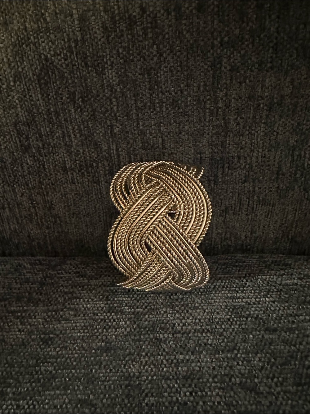 Cookie Lee Braided Statement Silver tone Cuff Bracelet